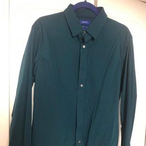 APT. 9 Men's dark Turquoise button shirt XL